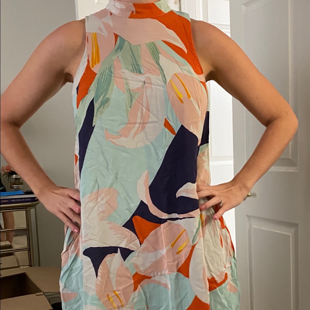 Anthropologie Maeve Silk Dress EUC